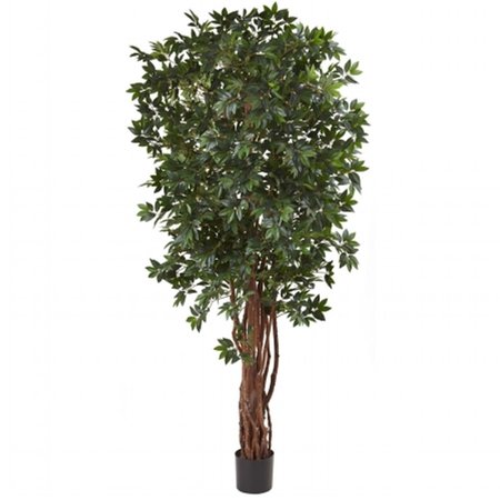 NEARLY NATURAL 7.5 ft. Lychee Silk Tree 5451